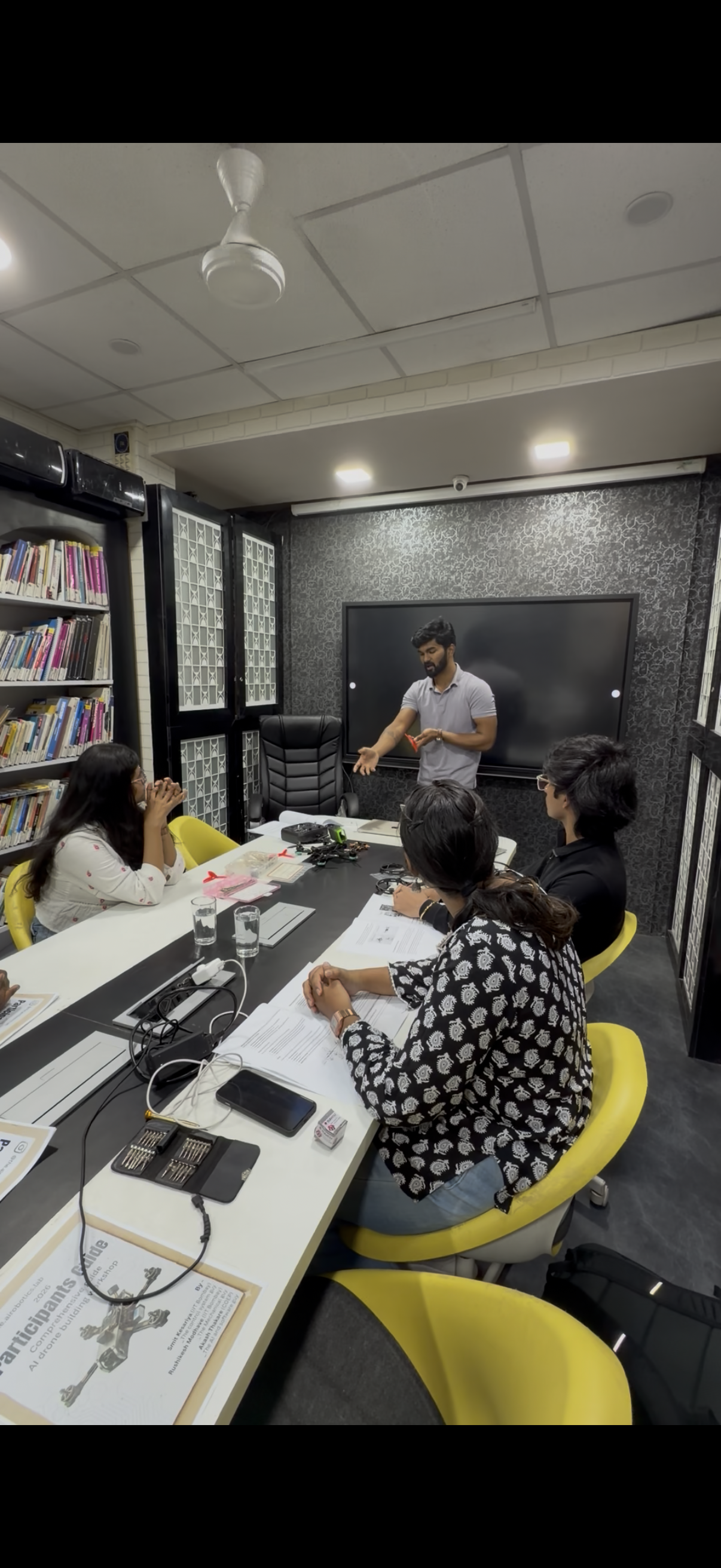Hands-on teaching session with participants